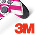 Pink and White Geometric Stripes PS4 Controller Skin