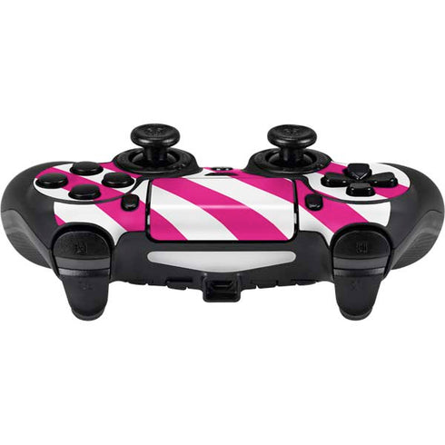 Pink and White Geometric Stripes PS4/PC SCUF Impact Controller Skin