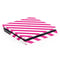 Pink and White Geometric Stripes PS4 Slim Skin