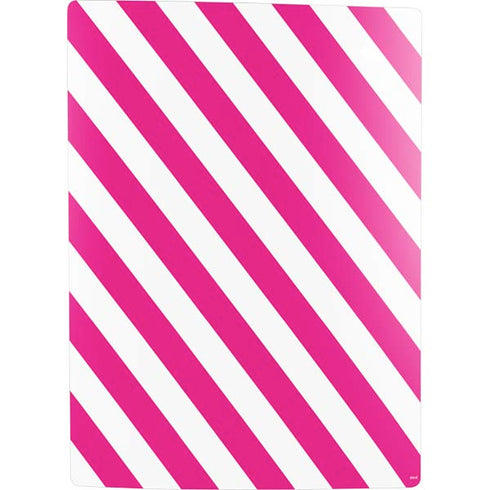 Pink and White Geometric Stripes PS5 Digital Edition Bundle Skin