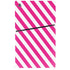 Pink and White Geometric Stripes PS5 Slim Disk Console Skin
