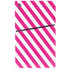 Pink and White Geometric Stripes PS5 Slim Digital Edition Bundle Skin