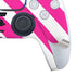 Pink and White Geometric Stripes PS5 Slim Digital Edition Bundle Skin