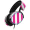 Pink and White Geometric Stripes SteelSeries Arctis 3 Skin