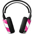 Pink and White Geometric Stripes SteelSeries Arctis 5 Skin