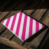 Pink and White Geometric Stripes Surface Laptop 2 Skin