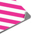 Pink and White Geometric Stripes Universal Laptop 18in (14.6 x 10.6in) Skin