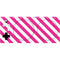 Pink and White Geometric Stripes Xbox Adaptive Controller Skin