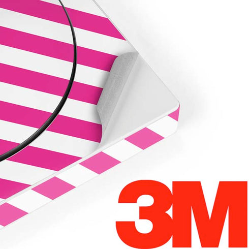 Pink and White Geometric Stripes Xbox Adaptive Controller Skin