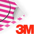 Pink and White Geometric Stripes Xbox Adaptive Controller Skin
