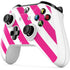 Pink and White Geometric Stripes Xbox One S All-Digital Edition Bundle Skin