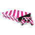 Pink and White Geometric Stripes Xbox One X Bundle Skin
