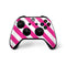 Pink and White Geometric Stripes Xbox One X Controller Skin