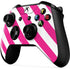 Pink and White Geometric Stripes Xbox One X Controller Skin