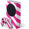 Pink and White Geometric Stripes Xbox Series S Skins