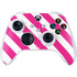 Pink and White Geometric Stripes Xbox Series S Controller Skin