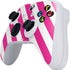 Pink and White Geometric Stripes Xbox Series S Controller Skin