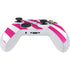 Pink and White Geometric Stripes Xbox Series S Controller Skin