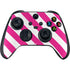 Pink and White Geometric Stripes Xbox Series X Controller Skin