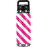 Pink and White Geometric Stripes YETI Rambler 26oz Bottle Skin