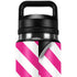 Pink and White Geometric Stripes YETI Rambler 26oz Bottle Skin