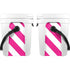 Pink and White Geometric Stripes YETI Roadie 24 Hard Cooler Skin