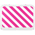 Pink and White Geometric Stripes YETI Tundra 35 Hard Cooler Skin