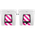 Pink and White Geometric Stripes YETI Tundra 65 Hard Cooler Skin