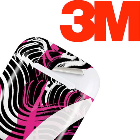 Pink and White Hipster Apple AirPods Skin