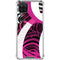 Pink and White Hipster Galaxy A12 Clear Case