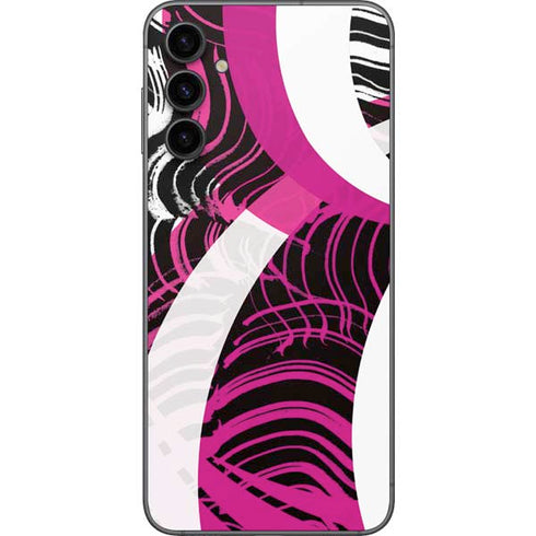 Pink and White Hipster Galaxy A14 5G Skin
