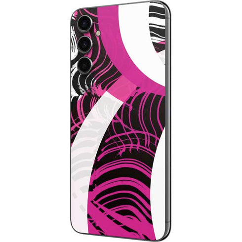 Pink and White Hipster Galaxy A14 5G Skin