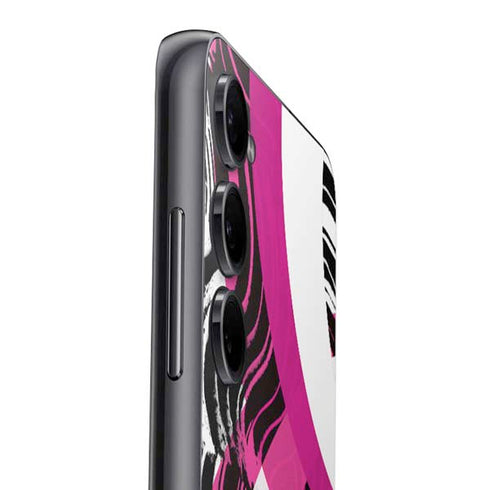 Pink and White Hipster Galaxy A14 5G Skin