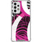 Pink and White Hipster Galaxy A53 5G Clear Case