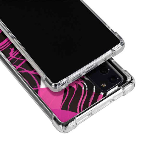 Pink and White Hipster Galaxy Note20 5G Clear Case