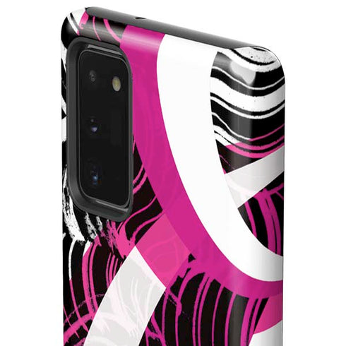Pink and White Hipster Galaxy Note20 5G Pro Case