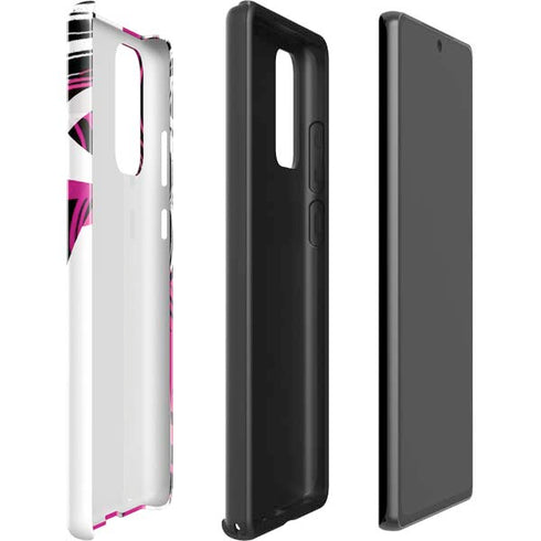 Pink and White Hipster Galaxy Note20 5G Pro Case