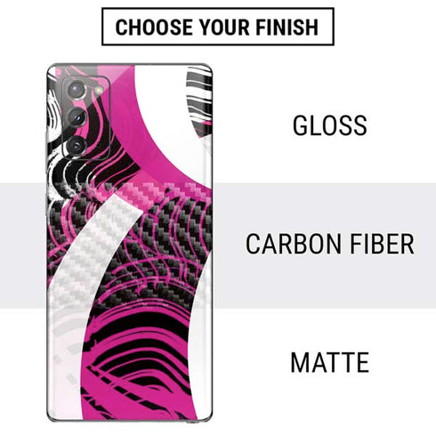Pink and White Hipster Galaxy Note20 5G Skin