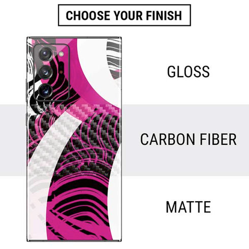 Pink and White Hipster Galaxy Note20 Ultra 5G Skin