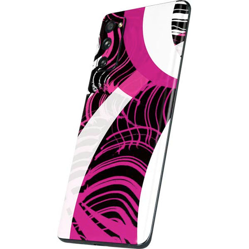 Pink and White Hipster Galaxy S20 Fan Edition Skin