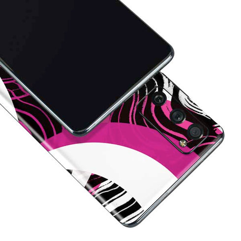 Pink and White Hipster Galaxy S20 Fan Edition Skin