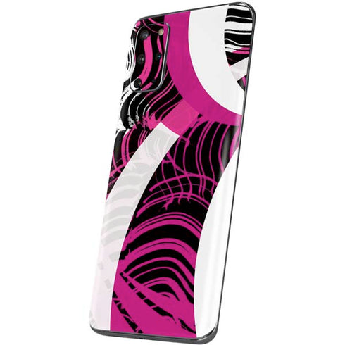 Pink and White Hipster Galaxy S20 Plus Skin