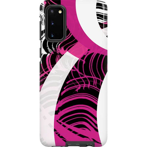 Pink and White Hipster Galaxy S20 Pro Case