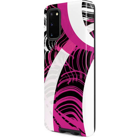 Pink and White Hipster Galaxy S20 Pro Case