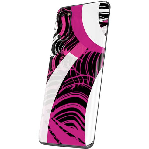 Pink and White Hipster Galaxy S20 Skin