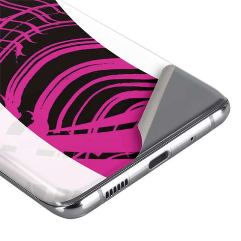 Pink and White Hipster Galaxy S20 Skin