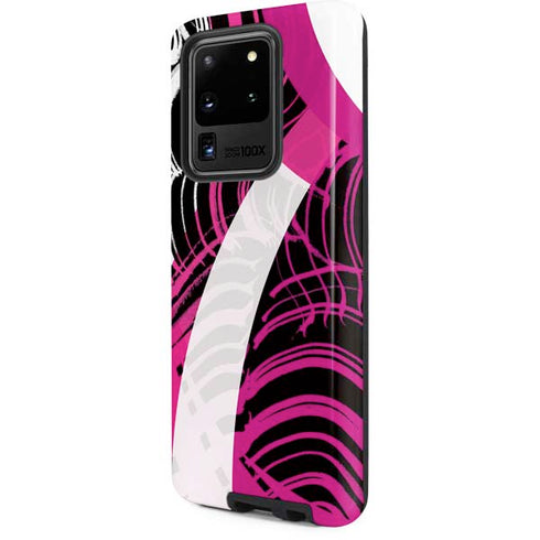 Pink and White Hipster Galaxy S20 Ultra 5G Pro Case