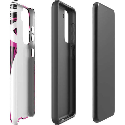 Pink and White Hipster Galaxy S21 5G Pro Case