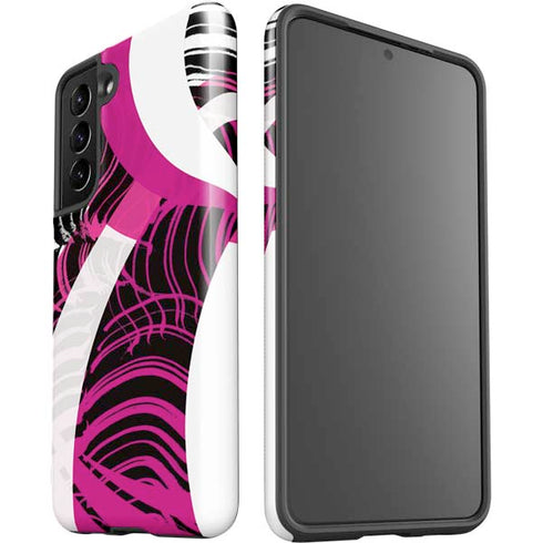 Pink and White Hipster Galaxy S21 5G Pro Case