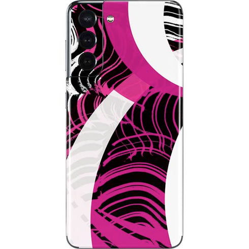 Pink and White Hipster Galaxy S21 5G Skin